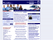 Tablet Screenshot of policequiz.com